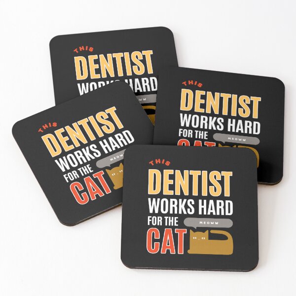 Item preview, This Dentist Works Hard for the Cat - Cat Lover (Ver2) designed and sold by SallySunday.