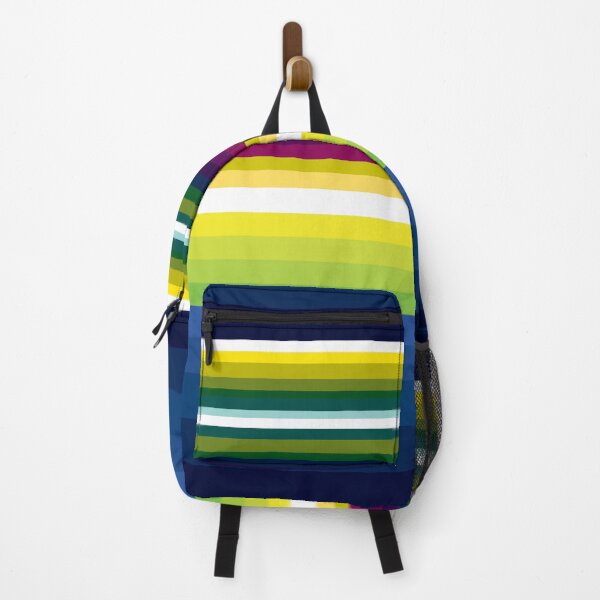 Item preview, stripe, neon, rainbow, colorful, blue, designed and sold by mintdiamond21.
