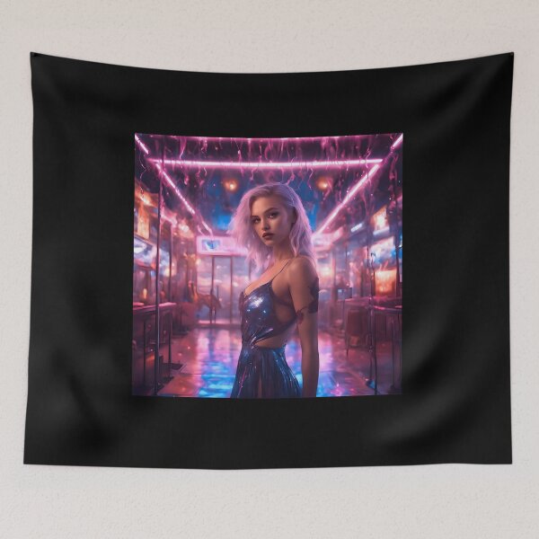 Item preview, Girl at an arcade bar Long designed and sold by HauteTrend.