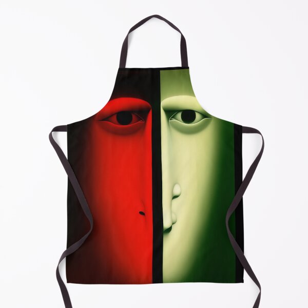 Aperçu de l'œuvre Toile de couleur verte "Surreal Man" créée et vendue par CreArtorium.