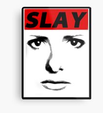 Buffy - Slay Metal Print