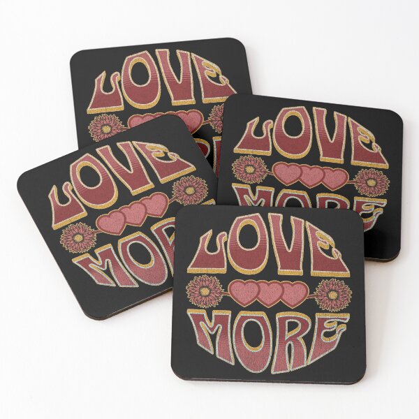 Item preview, Love More Typography designed and sold by Alahchin Art.