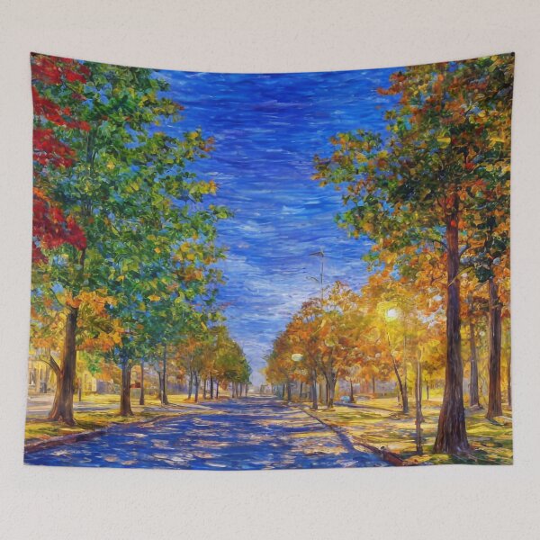 Item preview, Old avenue in the sunny day designed and sold by M-Y-A-R-T-.
