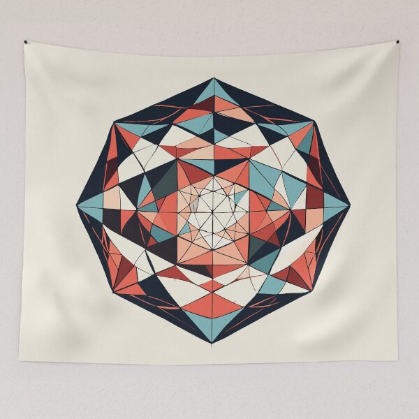 Item preview, Geometric Abstraction - Geometric Canvas designed and sold by ArchieDid.