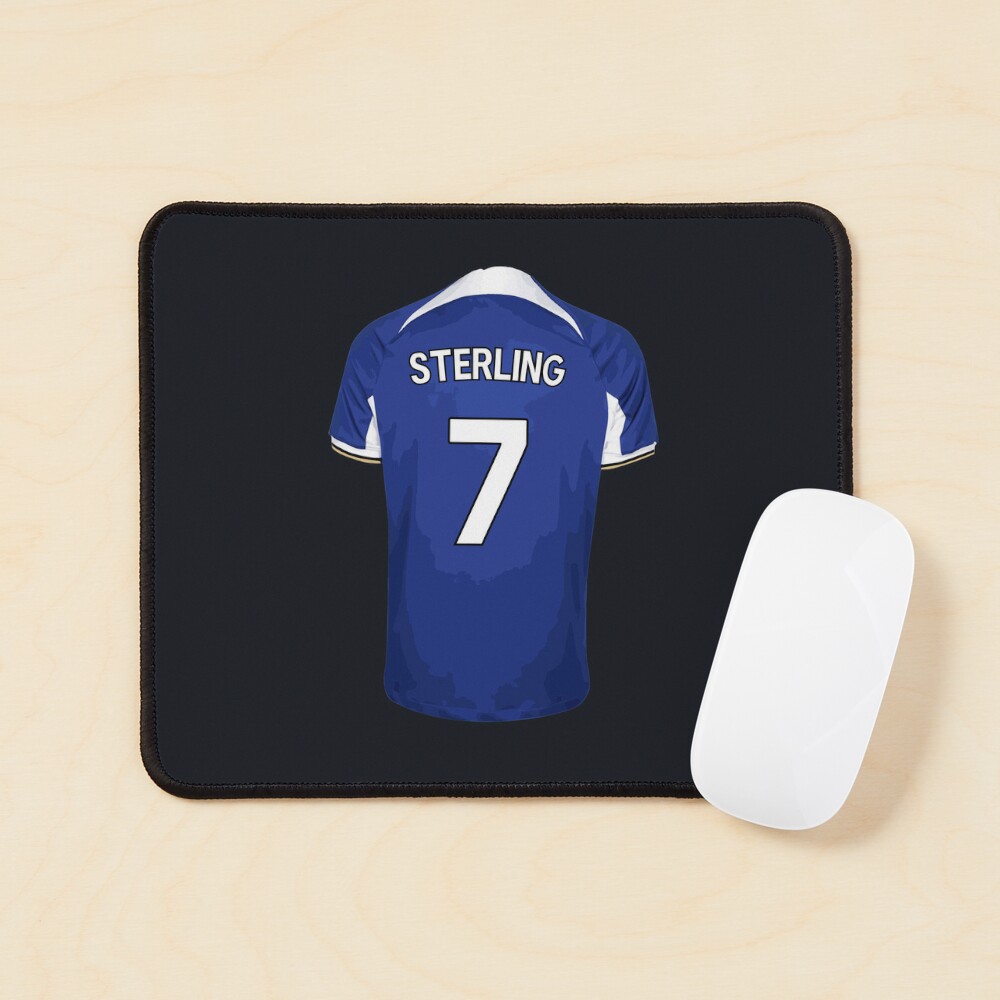 Raheem Sterling Name and Number Jersey Illustration - Chelsea