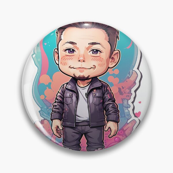 Item preview, Cute Chibi Elon Musk designed and sold by FuroAI.