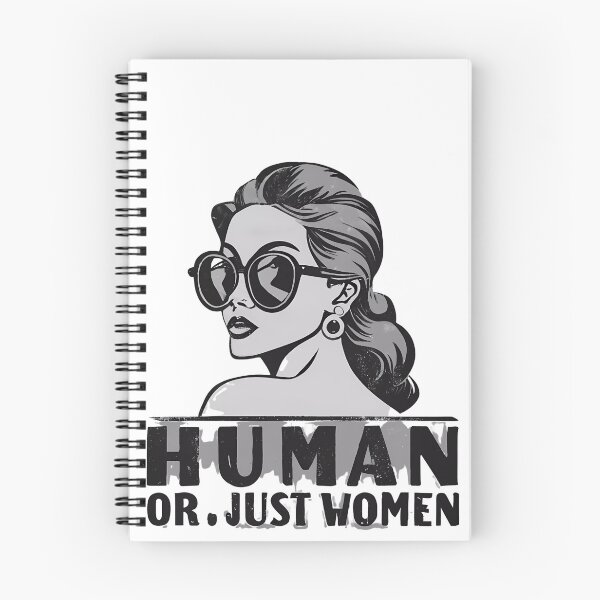 Item preview, Women word " Human or just Women " Sticker Retro Style designed and sold by sfwArt.