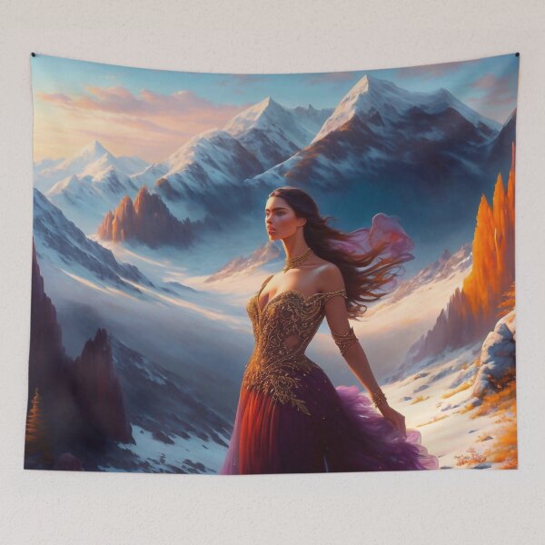 Item preview, Woman of the mountains designed and sold by M-Y-A-R-T-.