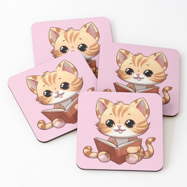 Item preview, Adorable Cat Artistry Immersed in Reading designed and sold by AlienSkinEyes.