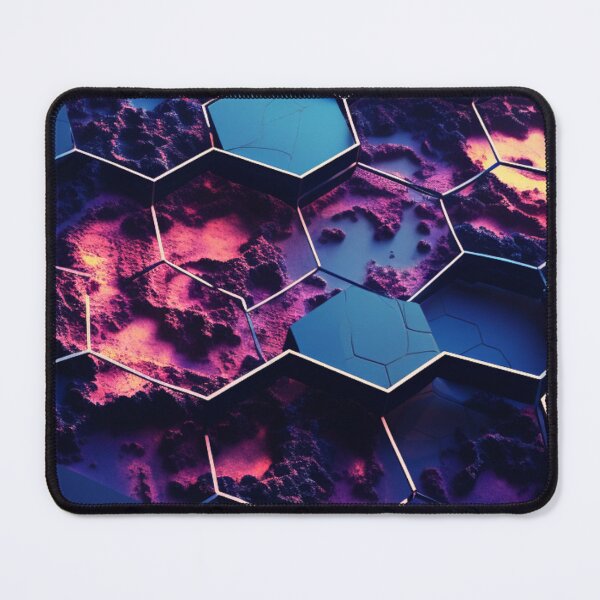 Item preview, A section of planet Earth with hexagon designed and sold by LazyLifestyle.