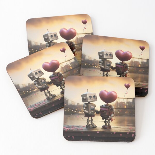 Item preview, Love robots designed and sold by Art91design.