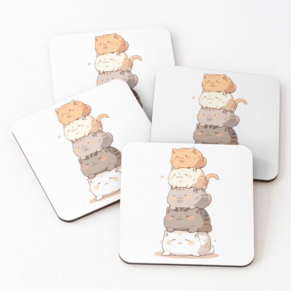Item preview, Cute Cats Clear iPhone Case, Kawaii Aesthetic, Fits iPhone 14, 13, 12, Pro, Max, 11, X/Xs designed and sold by SurrealArtRB.