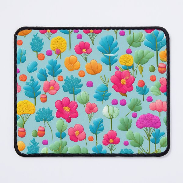 Item preview, Pink, blue,orange flowers designed and sold by aqua1001.