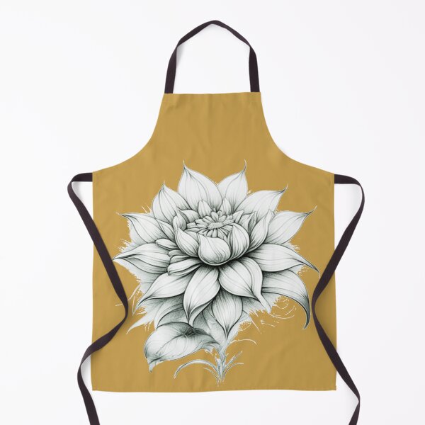 Item preview, Pastel Single Flower in Grey & Silver White Mixed sketch Paint Pattern Design designed and sold by Md Rashid Hasan.