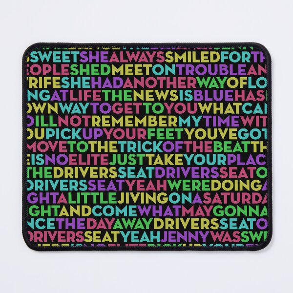 Item preview, Driver's Seat - Sniff 'n' the Tears (lyrics) v.1 designed and sold by x1brett.