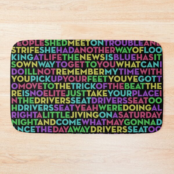 Item preview, Driver's Seat - Sniff 'n' the Tears (lyrics) v.1 designed and sold by x1brett.
