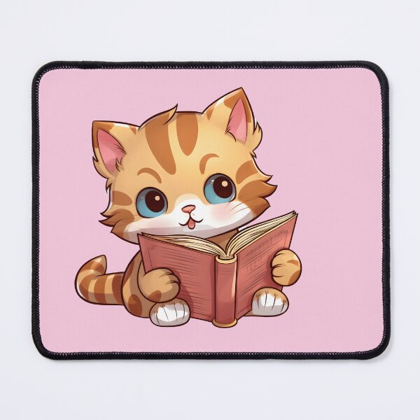 Item preview, Adorable Cat Artistry Immersed in Reading designed and sold by AlienSkinEyes.