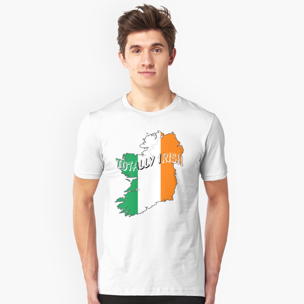 Totally Irish St. Patrick's Day Wearable Art Slim Fit T-Shirt