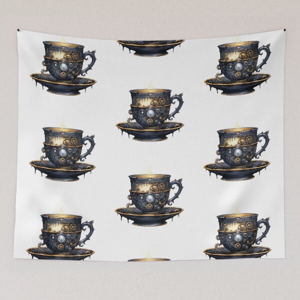 Item preview, Steampunk Teacup – Arcane Alchemy Fantasy Art designed and sold by SchorlCraft.