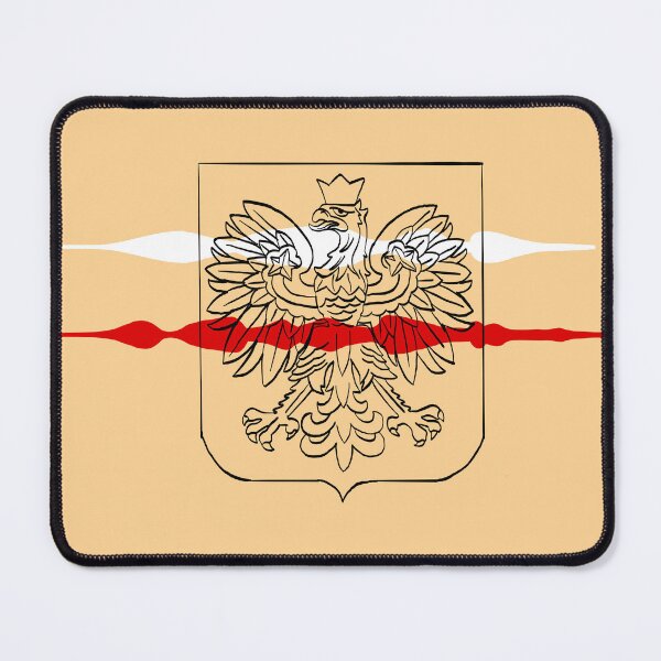 Item preview, Polish Crest with colour flag in minimalistic! designed and sold by HistoryJustice.