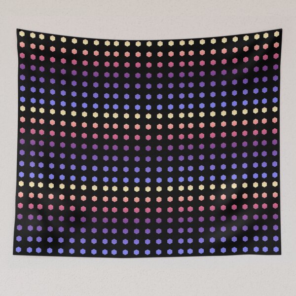 Item preview, Cute sunset gradient hexagon shape pack designed and sold by Yaragold.