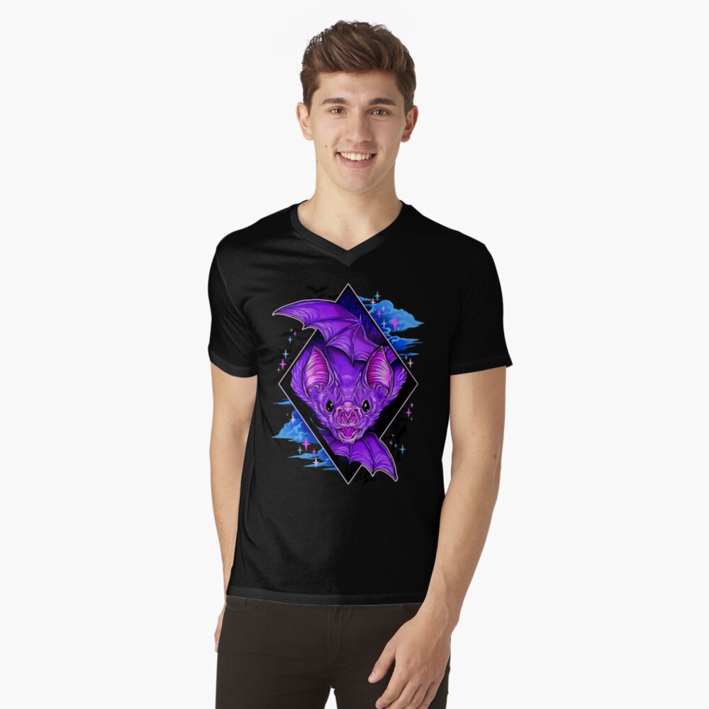 Item preview, V-Neck T-Shirt designed and sold by retkikosmos.