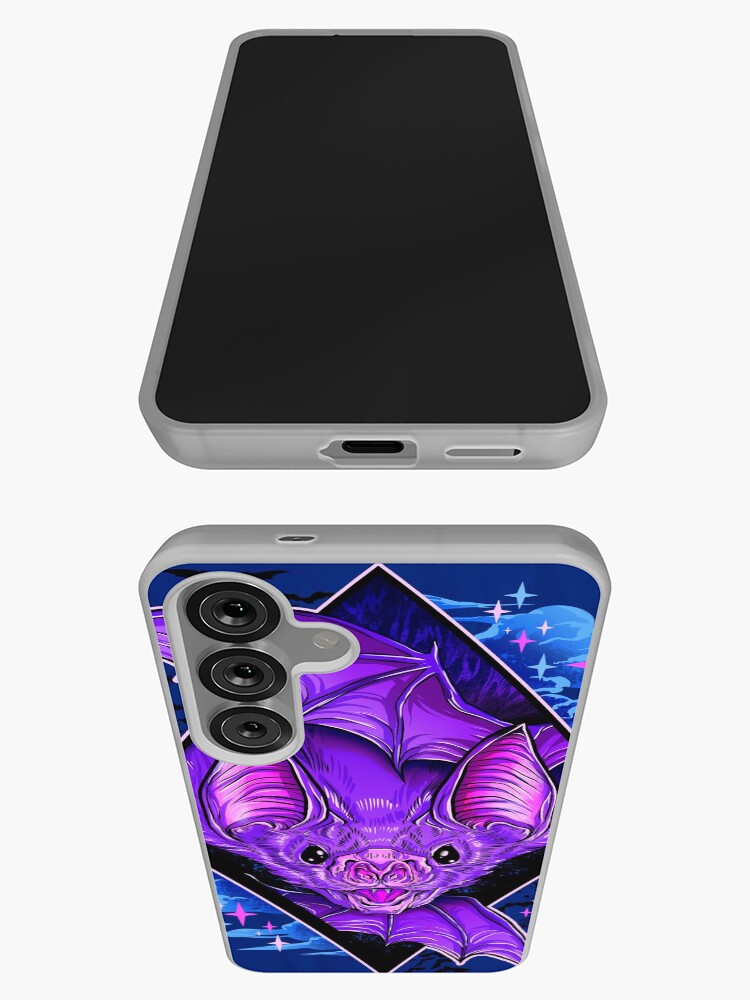 Thumbnail 3 of 4, Samsung Galaxy Phone Case, Bat Wings designed and sold by retkikosmos.