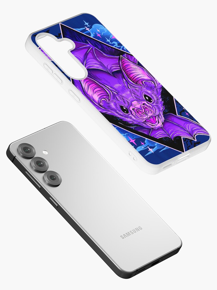 Thumbnail 2 of 4, Samsung Galaxy Phone Case, Bat Wings designed and sold by retkikosmos.