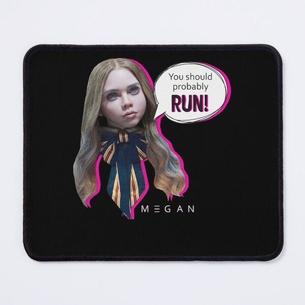 Item preview, M3GAN android says RUN designed and sold by ErnestBoyd86.