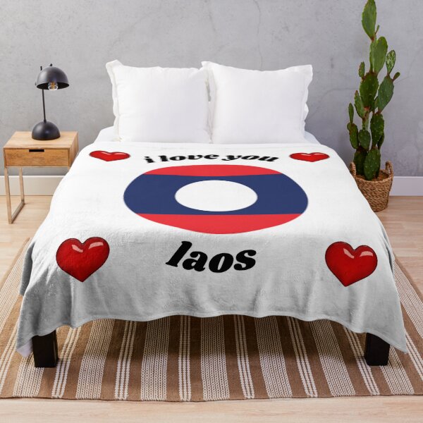 Item preview, laos flag designed and sold by CARANIACLS.