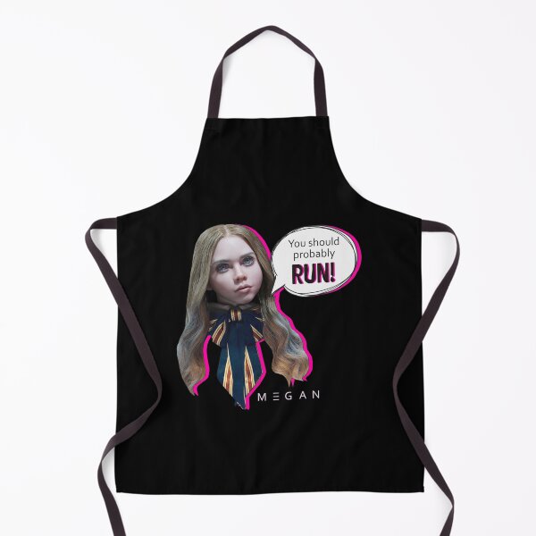 Item preview, M3GAN android says RUN designed and sold by ErnestBoyd86.