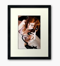 Vintage Doll Framed Print