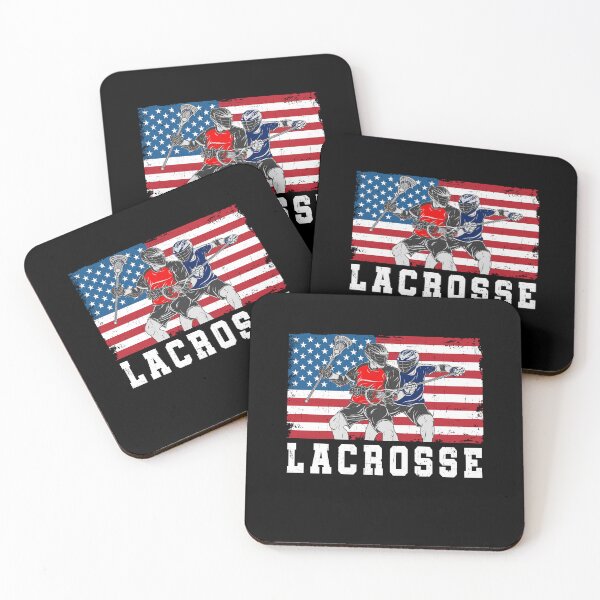 Item preview, Lacrosse Player  Lacrosse USA Flag	 designed and sold by fzufqbqyp0.