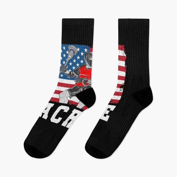 Item preview, Lacrosse Player  Lacrosse USA Flag	 designed and sold by fzufqbqyp0.