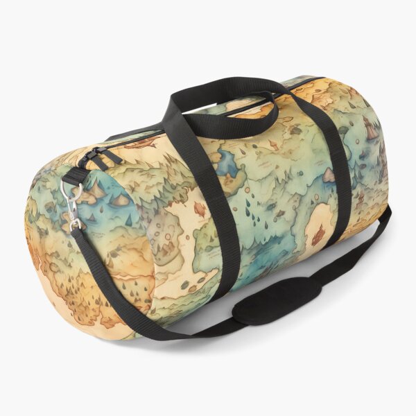 Item preview, Fantasy World Watercolor Map Pattern on Parchment designed and sold by SchorlCraft.