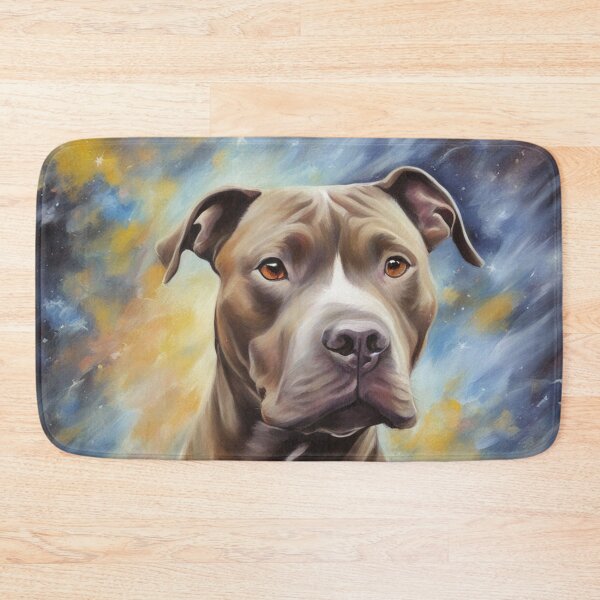 Item preview, Brown Pitbull Cosmos Dog  designed and sold by PetArt  ⭐⭐⭐⭐⭐.