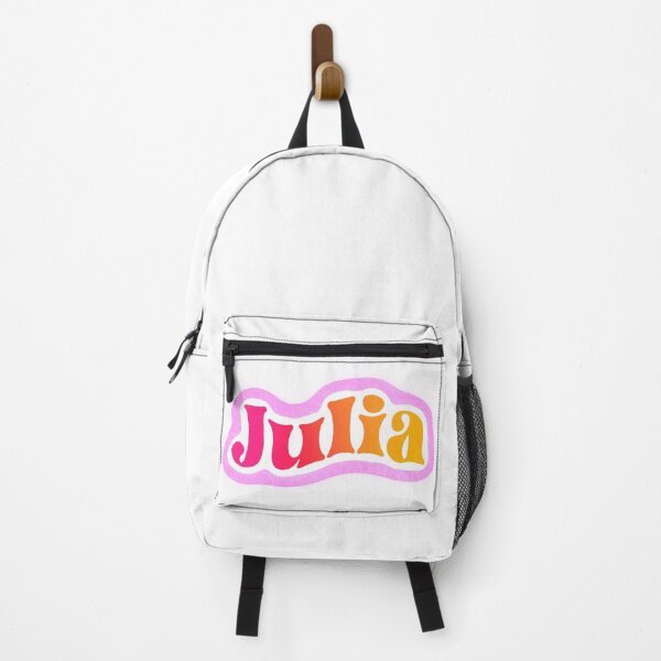 Item preview, Julia Name Sticker Pink & Orange Gradient designed and sold by NataGerken.