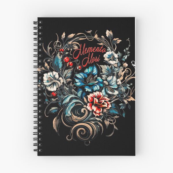 Item preview, Memento Mori Tattoo With Flowers designed and sold by SteadyRolling.