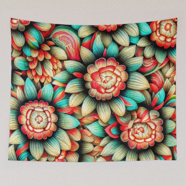 Item preview, Kalaya Bloom Pattern: Reflecting the concept of fresh starts, the Kalaya flower motif incorporates gentle color palettes and elegantly intricate patterns. designed and sold by Atroce.