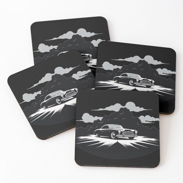 Item preview, Black and White Minimalist Classic Car  designed and sold by Lab4YourStyle.
