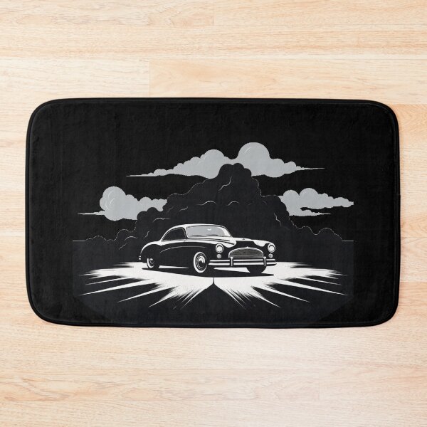 Item preview, Black and White Minimalist Classic Car  designed and sold by Lab4YourStyle.