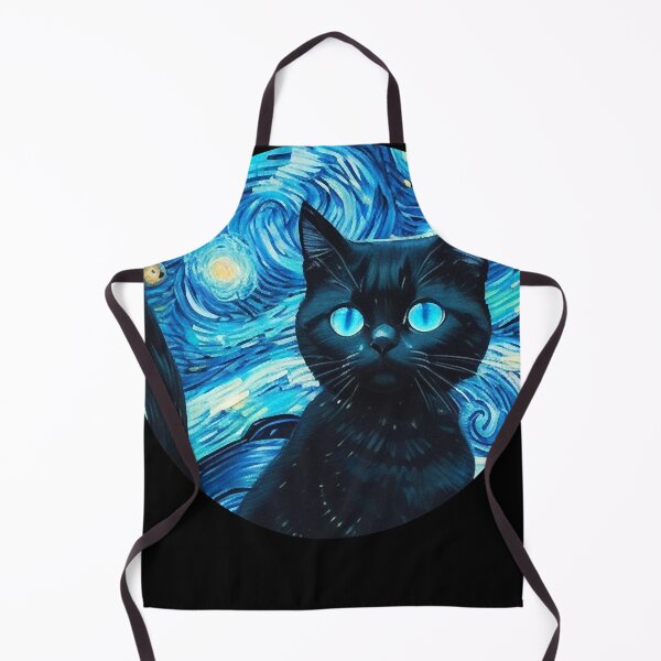 Item preview, Starry night Cat Van gogh Style designed and sold by LucyProsacco6.