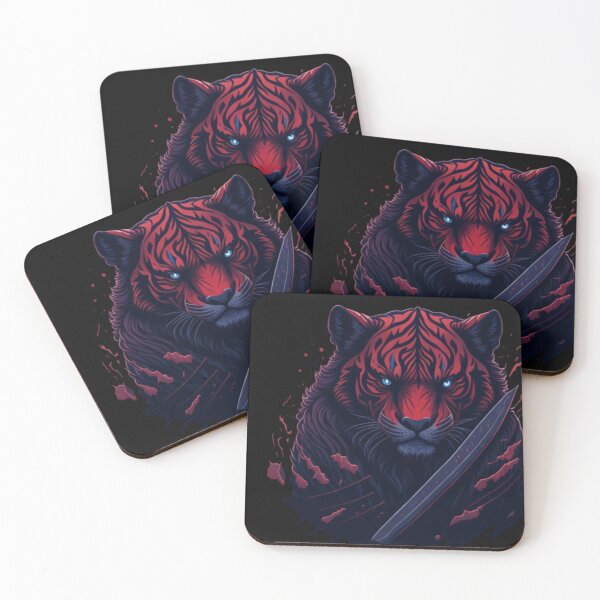 Item preview, red tiger designed and sold by ComicPrawn.