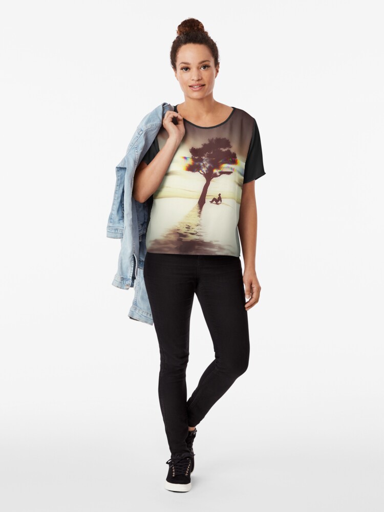 Alternate view of Isolation Chiffon Top