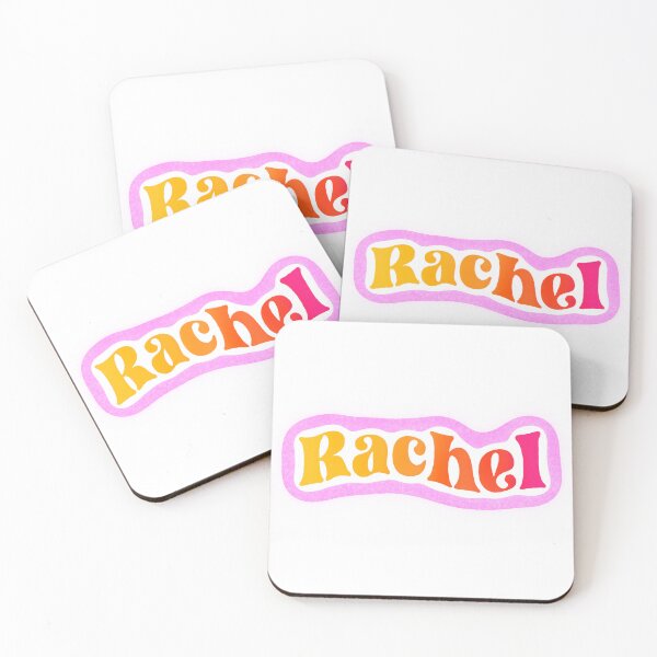 Item preview, Rachel Name Sticker Pink & Orange  Gradient designed and sold by NataGerken.