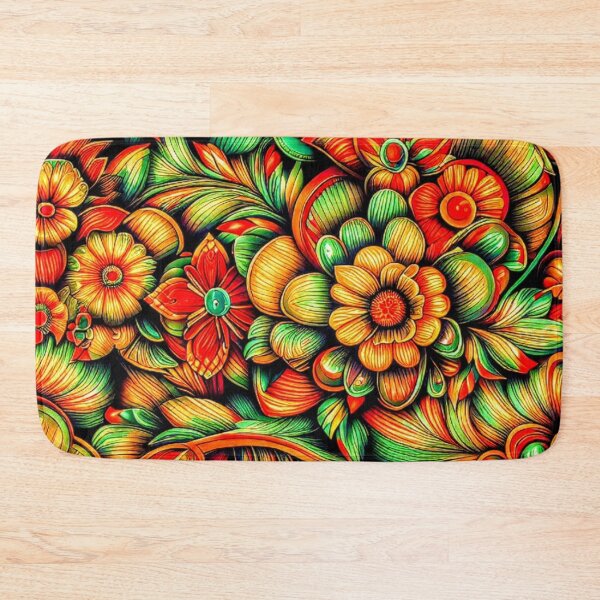 Item preview, Kalaya Blossom Design: A representation of fresh starts, the Kalaya flower motif features tranquil shades, intricate detailing, and a gentle aesthetic. designed and sold by Atroce.