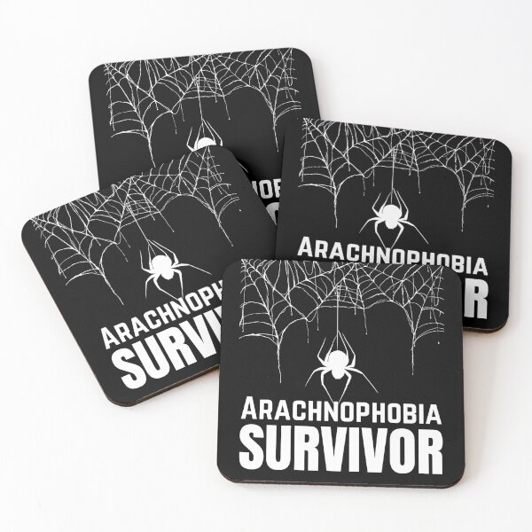 Item preview, Arachnophobia Survivor Fear of Spiders Insects Phobia designed and sold by BunBuntheDog-.