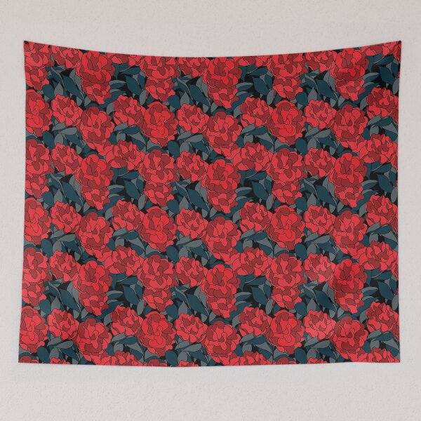 Item preview, Flora red black background version designed and sold by GENEST-V.