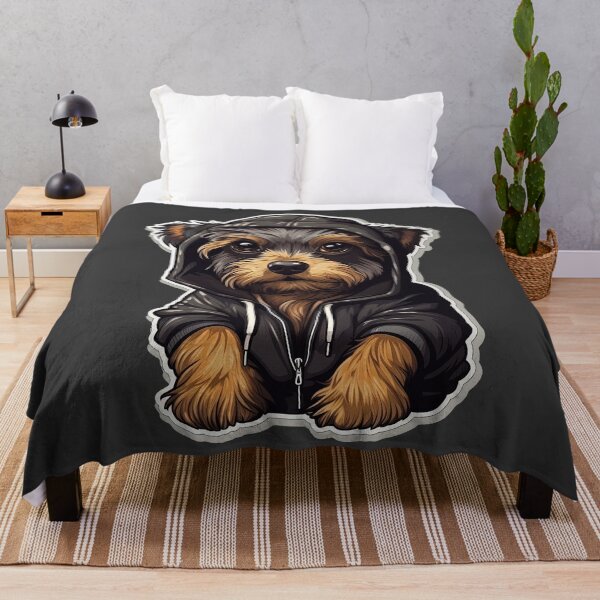 Item preview, Cool Yorkshire Terrier in casual clothing designed and sold by Sidewayanimals.