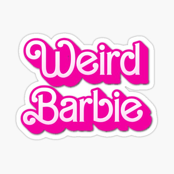 weird barbie Sticker for Sale by RasulaSasmitha